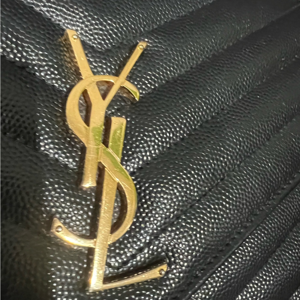 YSL Cassandre Monogram Wallet on Chain quilted black - Picture 8 of 16